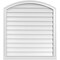 Ekena Millwork Arch Top Surface Mount PVC Gable Vent: Functional, w/ 2"W x 2"P Brickmould Sill Frame, 34"W x 38"H GVPAR34X3803SF - alternate 1